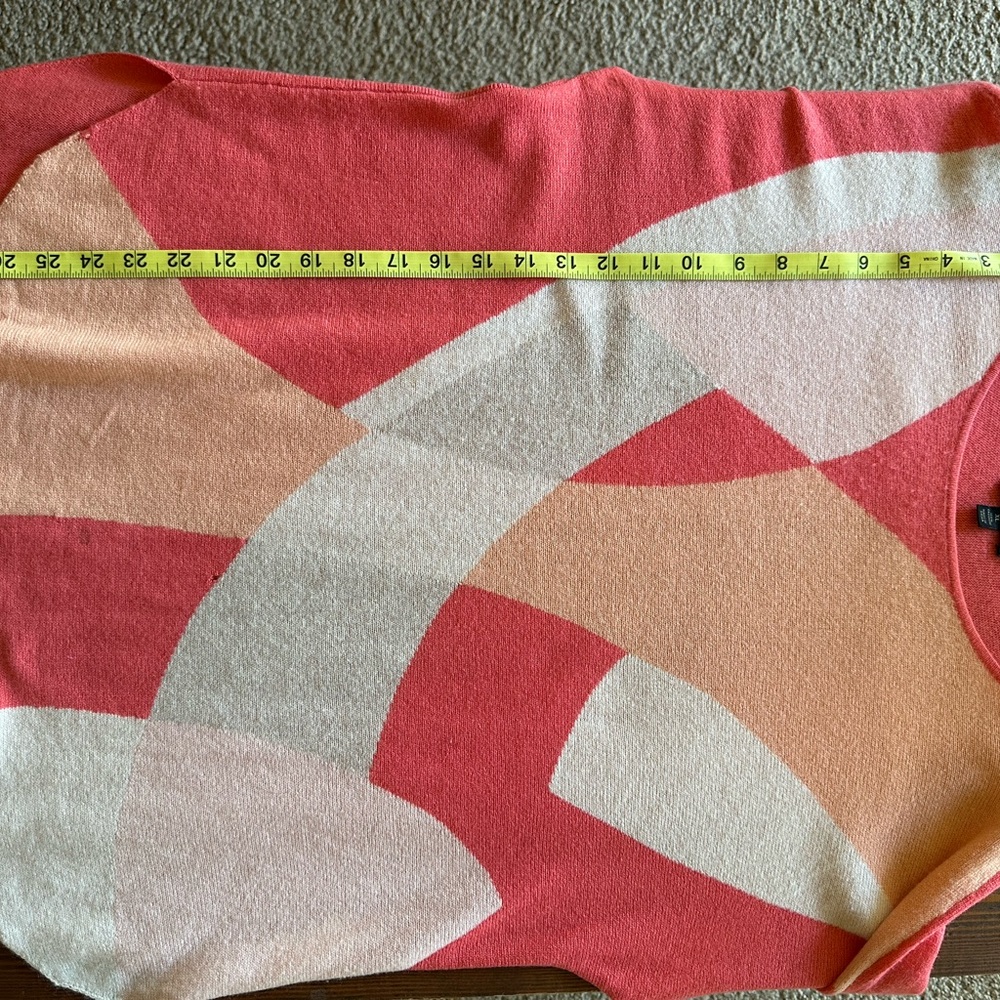 Colorful Abstract Cashmere Sweater - Picture 4 of 6